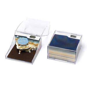 Thời Trang Mới Giấy Cube Memo Pad Kinh Doanh Vệ Tinh Máy Tính Để Bàn Đồ Trang Trí Giấy Thủ Công Mỹ Nghệ Vệ Tinh Hình Dạng Mới Kinh Doanh Tặng Cho - Product Image 2