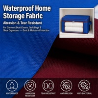 Tissu Oxford 100% nylon enduit PU, imperméable et durable, 1680Dx1680D, pour bacs de rangement, paniers à linge et canapés gonflables