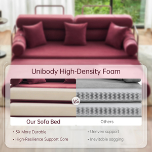 Modern Convertible <b>Sofa</b> Bed Eco-Friendly Fabric Modular Design Easy Assembly Without Tools Apartment-Friendly Sleeper <b>Sofa</b> - Product Image 4