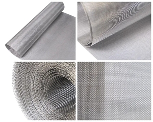 25# 30# 35# 40# 45# 50# 60# 70# 80# 100# 304/316L Customizable Stainless Steel Plain Weave Screening <b>Mesh</b> - Product Image 2