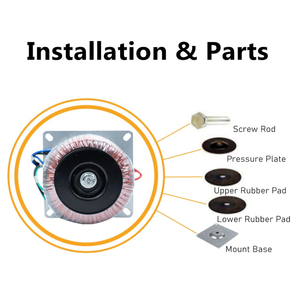 20A biến áp điện hình xuyến cho bộ khuếch đại âm thanh 220V 24V 110V 70V cuộn dây hình dạng - Product Image 2