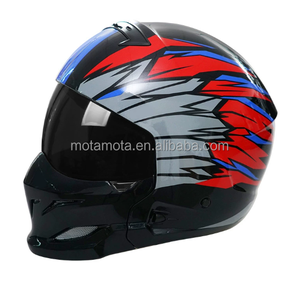 卸売レトロバイクヘルメット、フルフェイスヘルメット、ハーフヘルメット、安全ヘルメット、冬用四季対応スコーピオンヘルメットの組み合わせ - Product Image 3