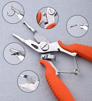 Pêcheur professionnel 14.5cm pince de pêche résistant hameçon d'eau salée pour couper la ligne de tresse supprimer les crochets