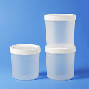 Nhà máy trực tiếp thấp moq biểu tượng tùy chỉnh 1000ml 1L trắng rõ ràng <span class=keywords><strong>PP</strong></span> nhựa Jar - Product Image 1