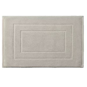 Bath Mat Cotton 50x80 Cm Non Slip Absorbent Rectangle Floor Towel Dark Gray White Camel - Product Image 5