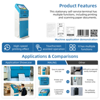 Terminal de point de vente intelligent MASUNG ASS 15601 AI avec intégration d'affichage des commandes de cuisine et station de paiement tout-en-un