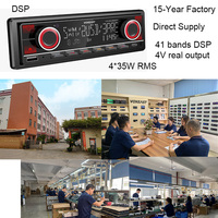Autoradio Lecteur MP3 Bluetooth Émetteur FM sans fil Appel mains libres Double ports USB Écran LED Récepteur audio de voiture