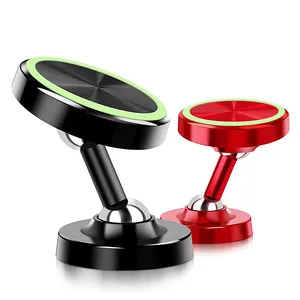 गर्म बिक्री चमकदार कार फोन धारक कार माउंट धारक 360 डिग्री में फोन के लिए धारक खड़े हो जाओ कार चुंबकीय स्टैंड