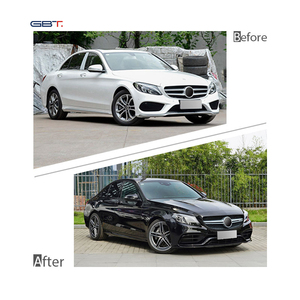ชุดแต่งกระจังหน้า GBT รุ่นยอดนิยมสำหรับ Mercedes C63 อุปกรณ์เสริมสำหรับอัพเกรด สำหรับรถยนต์รุ่น C Class W205 Facelift ปี 2014-2019 - Product Image 3