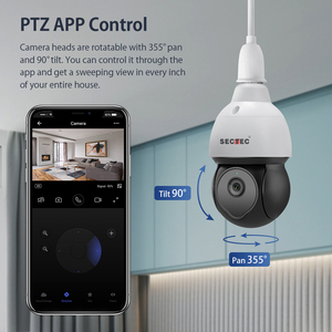 Sectec HD 5MP Smart Wireless IP 5MP CCTV <strong>Camera</strong> IR Night Vision Wifi Security Wifi Mini Light <strong>Bulb</strong> Security <strong>Camera</strong> <strong>Type</strong> <strong>Bulb</strong>