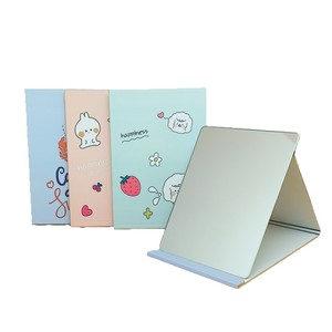 Miroir de maquillage pliable 12x17cm, miroir cosmétique compact et portable pour dortoir, usage étudiant - Product Image 5