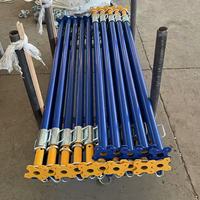 Poteaux de soutènement télescopiques en acier robustes et réglables, personnalisables, pour usage extérieur, capacité de charge de 800 kg