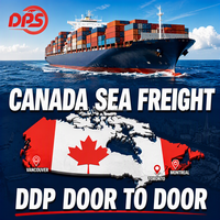 Servicio de Logística Rápido Puerta a Puerta DHL, Transporte LCL Express, Agente de Carga Marítima, Agente de Envíos FBA de China a Canadá