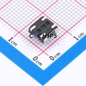 BTS0E0053CEJ00 Tactile Switch SMD-4P,6.3x6.4mm Switch Round Button 2.5N Vertical Mount 6.65mm - Product Image 2