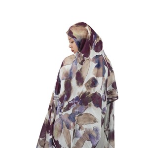 Hijab en coton et viscose, polyester modal de haute qualité Hijab musulman à double aiguille Écharpe ethnique de grande taille Turban arabe Hijab modal - Product Image 6