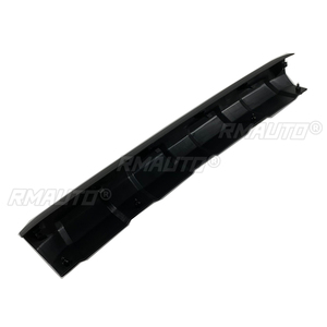 Cubierta Decorativa para el Panel Inferior del Parachoques Delantero para Mitsubishi Pajero Montero V97 V93 2015-2020, con 4 Hebillas, Negro Plateado - Product Image 4