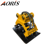 Compacteur à plaques vibrantes hydrauliques haute performance AORIS pour excavatrices de 17 à 23 tonnes, construction routière