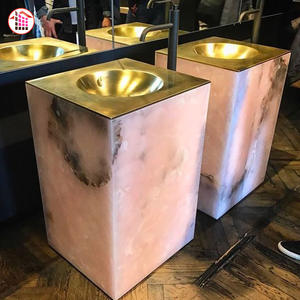 Pierre de marbre onyx <span class=keywords><strong>rose</strong></span> translucide du Pakistan à bon prix pour mur - Product Image 4