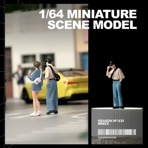 Figura de acción micro miniatura, modelo de resina <span class=keywords><strong>1</strong></span>:64, juguete para fotografía, <span class=keywords><strong>hombre</strong></span> pequeño, accesorios de juego de comida, accesorios de grabación 3D para escenas a escala <span class=keywords><strong>1</strong></span>/64 - Product Image 4