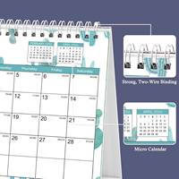 Nouvel Arrivage Calendrier de Bureau 2026 avec 234 Autocollants de Rappel Mini Calendrier de Table pour la Gestion du Calendrier au Bureau, à la Maison et à l'École