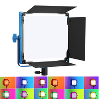 Éclairage vidéo LED plat RGB sans fil professionnel Nicefoto 600RGB 50W, panneau lumineux pour studio photo et caméra