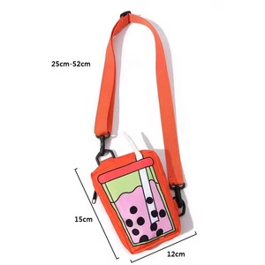 Sac messager créatif et adorable pour enfants, mini sac à <span class=keywords><strong>main</strong></span> porte-monnaie au design personnalisé de tasse de thé au lait mignonne - Product Image 3
