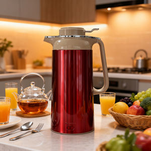 Bouilloire électrique à double paroi en acier inoxydable, isolation sous vide, arrêt automatique, protection contre l'ébullition à sec, base rotative à 360 degrés - Product Image 4