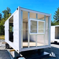 Zhongnan Maison Mobile Préfabriquée Maison Portable Mini Préfabriqué Pliable Conteneur Maison Petite Maison 20 pieds Maison Conteneur