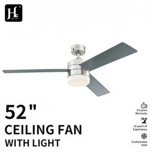 52 Inch 3 ABS Blades Low Noise Indoor Decorative Dc Motor Led <b>Remote</b> <b>Control</b> <b>Ceiling</b> <b>Fan</b> <b>With</b> <b>Light</b> - Product Image 4