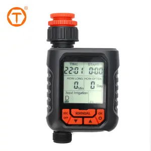 2024 Waterproof home electronic large lcd display outdoor automatic irrigation digital garden water timers for sprinkler