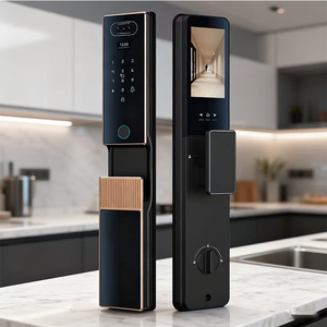 Phong Cách Thời Trang Tuya Nhà Thông Minh Máy Ảnh Nhận Dạng Khuôn Mặt Vân Tay Mèo Mắt Giám Sát An Ninh Hợp Kim Nhôm + CNC Khóa Cửa - Product Image 2