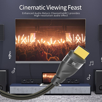 Cable HDMI 2.1 de 8K ODM/OEM, 48 Gbps de Alta Velocidad, 8K/60Hz, para Laptop Samsung Sony, Cable de Video EARC HDR