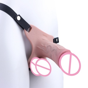 AS-064 Cage de chasteté masculine en silicone avec couvre-pénis réaliste, harnais de retenue pour pénis, verrouillage CB, jouet sexuel portable pour homme gay - Product Image 3