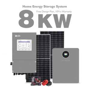 Système solaire hors réseau tout-en-un, ensemble complet 5KW 5KVA 10KW 10KVA 15KW 15KVA 20KW, système d'énergie solaire hybride pour la maison - Product Image 4