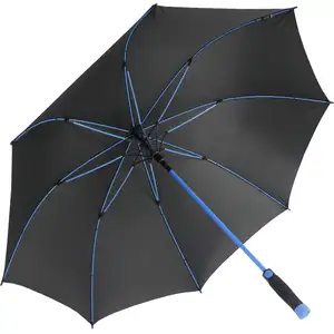 מטריית ישרה אוטומטית ישרה עם הדפסת לוגו מותאם אישית באיכות גבוהה וגולף ארוסטס לגשם