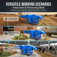 Broyeur de paille agricole, coupe-fourrage, machine de traitement de l'ensilage d'herbe