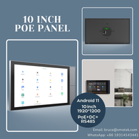 La tablette Android ODM/OEM 10 pouces POE pour Smart Home Smart Office peut installer votre application, micrologiciel, module Zigbee MESH