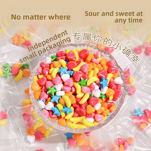 Caramelle Dure Pressate Colorate a Forma di Stella, Cuore <span class=keywords><strong>e</strong></span> <span class=keywords><strong>Luna</strong></span>, Gusto Frutta Dolce <span class=keywords><strong>e</strong></span> Aspro, per Feste di Bambini - Product Image 5