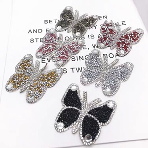 Tùy Chỉnh Thiết Kế Sắt Trên Rhinestone Thêu Vá Chữ Thập Thư Bow Sao Nhỏ Rhinestone Các Bản Vá Lỗi Cho Quần Áo - Product Image 4