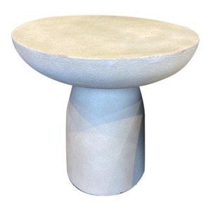 Table basse moderne pour salon, aspect béton, imperméable, en ciment, pour extérieur, dernière collection, ensemble de tables basses pour petit balcon - Product Image 5
