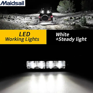 ไฟทำงาน LED กำลังสูง W132 48W ขนาด 6 นิ้ว สำหรับรถบรรทุก SUV ATV 4X4 สภาพใหม่ สี 6000k สำหรับอุปกรณ์เสริมมอเตอร์ไซค์ LED - Product Image 3
