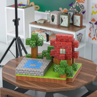 Vente en gros de puzzles 3D personnalisés, casse-têtes tridimensionnels, blocs de construction magnétiques de haute précision, figurines COGO pour adultes