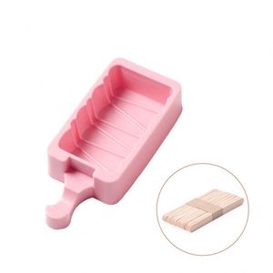 Molde de Silicona para Mini Pasteles Ovalados de 4 u 8 Cavidades, Molde para Paletas de Hielo, Herramientas para Hacer Paletas de Hielo, Molde de Silicona para Helados - Product Image 5