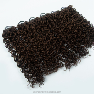 Extensiones de Cabello Humano Yuanzhen K con Punta Plana Micro Link, Color Castaño Oscuro, Rizado Profundo, 100g Cada Una, Para Mujeres - Product Image 4