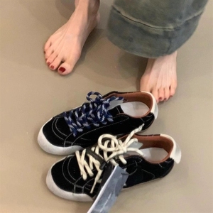 QLFashion rétro Simple vieilles étoiles petites chaussures sales femmes 2025 nouveau tout match à la mode Board918 - Product Image 1