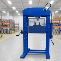 Presse d'atelier hydraulique robuste de 100 tonnes avec grille de protection des roulements, cadre en H entièrement soudé, moteur 220 kW, garantie de 2 ans