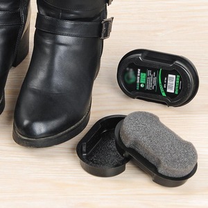 Double Sided Sponge Shoe Polisher Colorless Wax Brush For Leather Shoe Care And Polishing Tool - Product Image 1