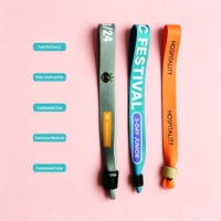 Pulseras de Tela Desechables Personalizadas para Conciertos y Entretenimiento con Impresión de Número de Serie y Código QR