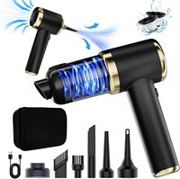 Aspirateur de voiture sans fil Portable Mini aspirateur de poche haute aspiration soufflant aspiration intégré luxe ABS conception Logo aspirateur