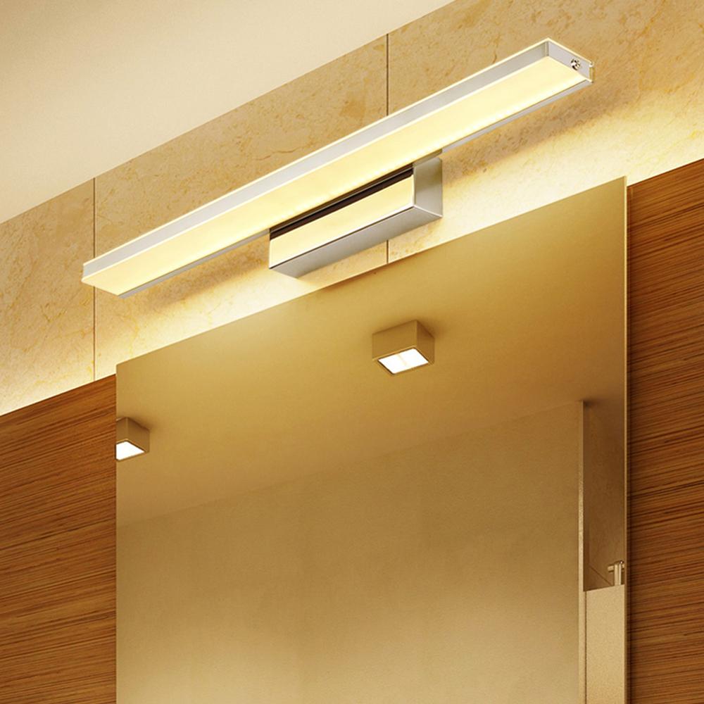 Зеркало для макияжа в классическом стиле с сенсорным выключателем и светодиодной лампой